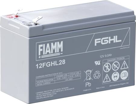 FIAMM 10 ÅRS BLYBATTERI 12V/7,2AH.