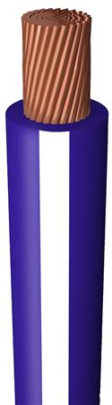 H05Z-K 1X1 MØRKBLÅ/HVID 500V S200