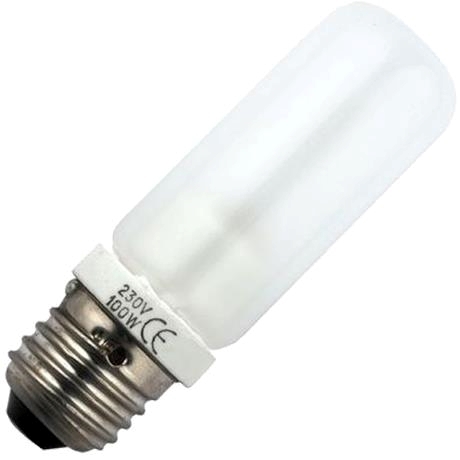 Halogen rørpære E27 40W 360lm frosted