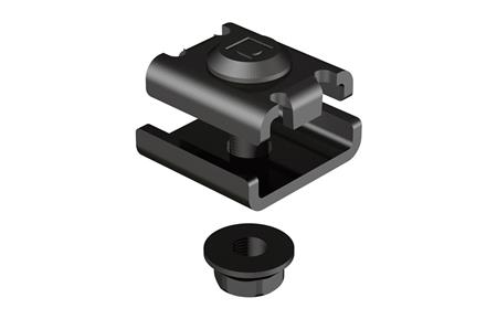 KOBLING SKRUE TIL GITTERBAKKE SORT BK8