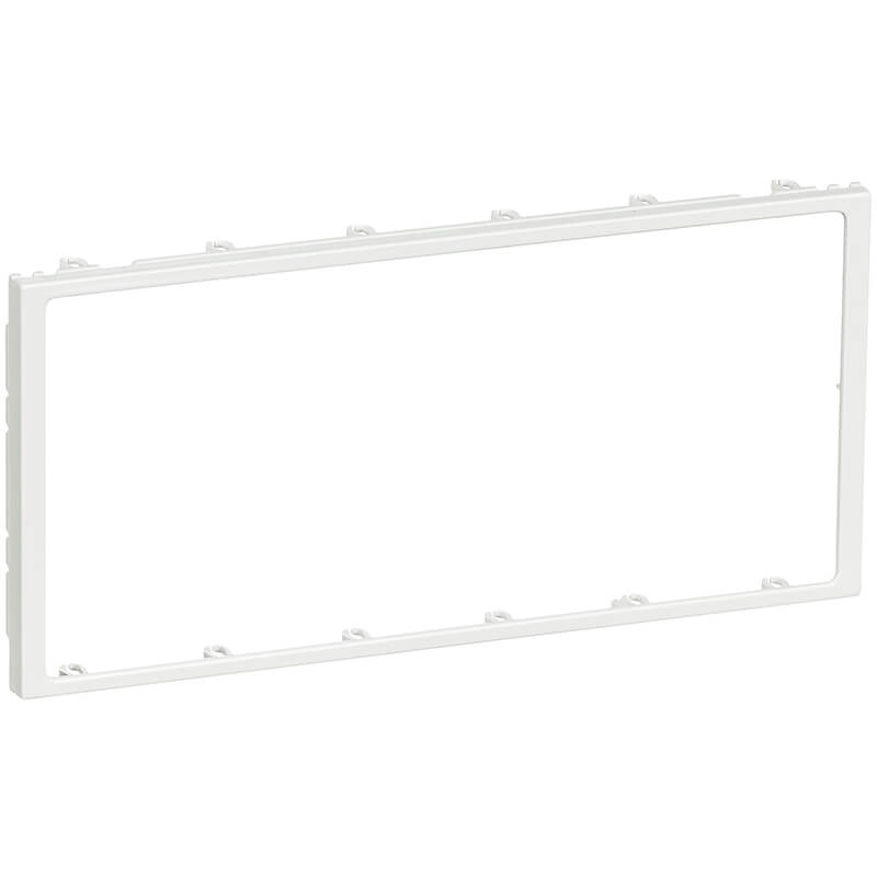 Clic line 3 modul ramme universal hvid