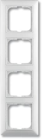 B55 Ramme 4 moduler blank hvid