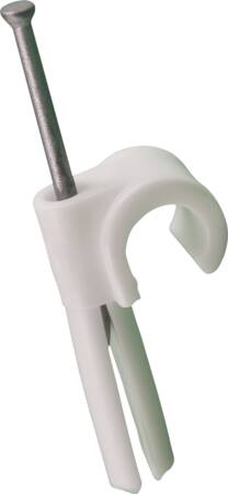 PLUGCLIP 11-15MM HVID MED SØM