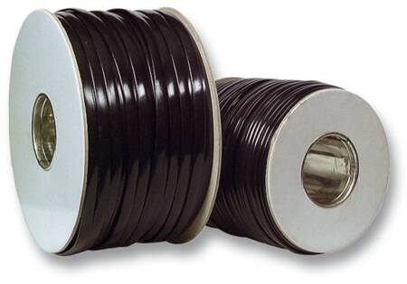 TELEKABEL 1X6XAWG26 FLAD SORT 100M RING