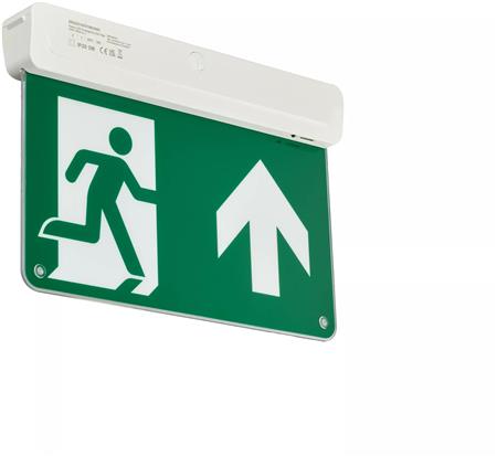 Philips Exit Skilt Pil op EM159C LED 3W 23lm 3t IP20 Hvid Self-test