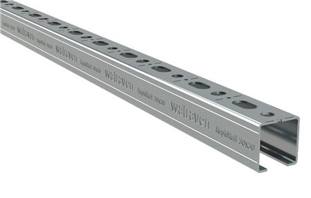 RAPIDRAIL PROFILSKINNE 30X30 6MX1,5MM