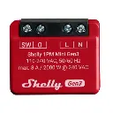 Shelly 1PM Mini (GEN 3) - WiFI relæ med effektmåling (230VAC)