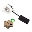 Luna Low profile 6-pack Downlight ISO Mat Hvid 3000K 370lm 6,2W Dæmpbar IP44