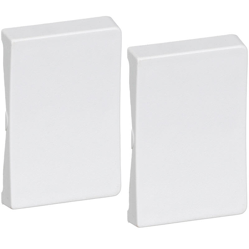 OPUS 66 tangent for krone dobbelt korrespondance afbryder med 1/2 modul lampe hvid
