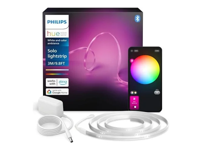 Hue SOLO Lightstrip RGBTW - 20W, IP20, Bluetooth (3m)