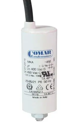 Driftkondensator 40uF 45x49