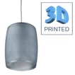 Pendel PT-serie PT520C 3900lm/930 Premium White DALI Bredstrålende Curve Grå 3D-printet 3M kabel