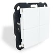 ZDB5400 MATRIX intelligent smart trådløs Z-Wave baseret betjeningstryk /afbryder med lysdæmper og 4