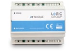 ZIF5020 DIN skinne intelligent trådløs smart modul til styring / automatik af fx varmestyring Z-Wave