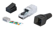 Modularstik RJ45 rund/stiv Cat.6