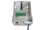 Splidseboks BUDI-1S-T-A inklusiv patchpanel