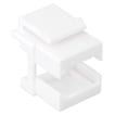 Fiberoptisk keystone holder for samleled SC simplex eller LC duplex