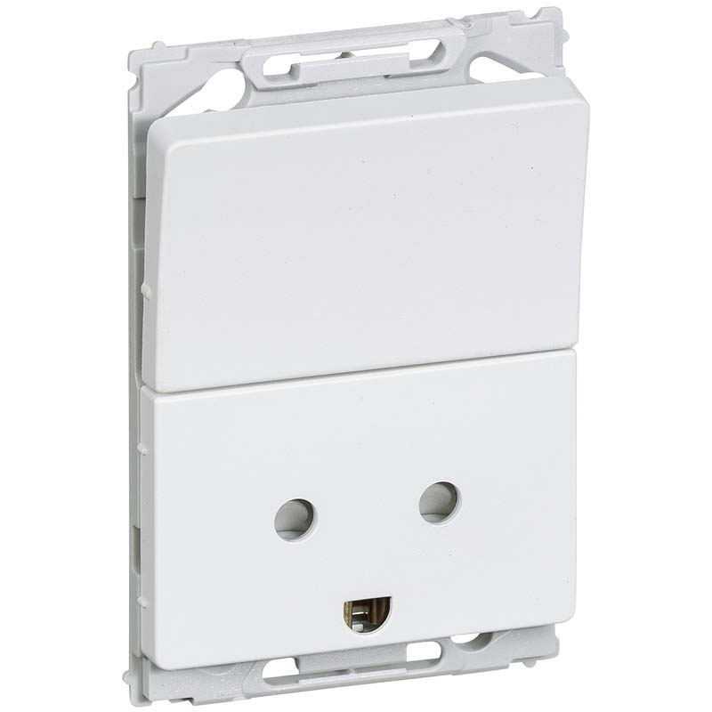 Opus 66 stikkontankt 1½ modul hvid