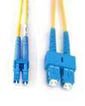 Fiberpatchkabel SC/UPC-LC/UPC singlemode Duplex 15 m