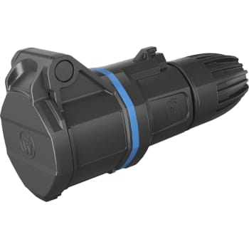 CEE Mellemled Neo 16A 3P 230V blå, 6H med fjederklemme, IP54