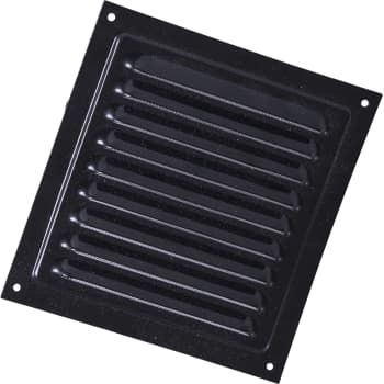 Jalousirist med insektnet 150 x 150 mm, sort MVM