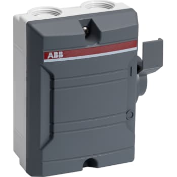 ABB SIKH.AFBR. 3P 16A U/HJ M25 GRÅ