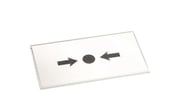 Glas for alarmtryk KR-1/SR