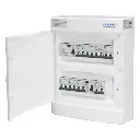 Færdigmonteret gruppetavle – 1x16A 3P+N + 6x10A 1P+N