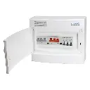 Færdigmonteret gruppetavle - 1xKombi 16A 3P+N + 1xKombi 10A 3P+N + 3xKombi 10A 1P+N