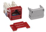 Modular jack KAT6A U MGS600 rød