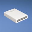 Vægboks NetKey 6 port hvid