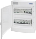 Færdigmonteret gruppetavle – 1x16A 3P+N + 1x10A 3P+N + 4x 10A 1P+N + Transient