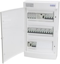 Færdigmonteret gruppetavle – 1x16A 3P+N + 1x10A 3P+N + 5x10A 1P+N + Transient