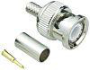 BNC konnektor han crimp for RG59