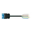 Tilslutningskabel 3M PVC Eca Hunstik/fri ende blå