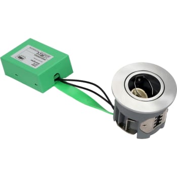 Downlight Arden GU10, max 7W LED, udendørs, rund, børstet alu