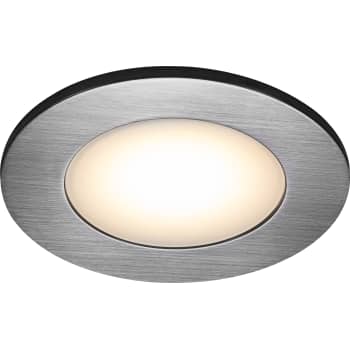 Indbygningsspot Leonis 2700K, 3-kit, nikkel, IP65