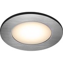 Indbygningsspot Leonis 2700K, 3-kit, nikkel, IP65