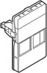 FUGA T3 lexcom 500 2XRJ45 hvid