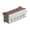 Klemblok fase 2+8 brun QC