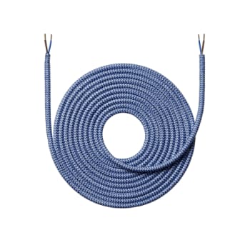 Stofledning 4 meter, Zig/Zag Mørkeblå
