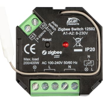 Zigbee 3.0 Box Relæ 200W LED/400W Ohmsk