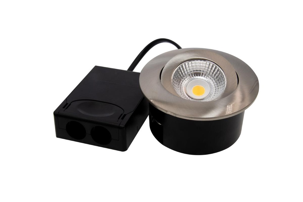 DIOSPOT 40 supreme DOB stål 6W 927/930 450lm 32°