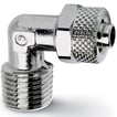 Push on fitting-fixed male elbow-6/4 tube -1/8 thread 1500 6/4-1/8  RAPID FITTING