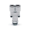 Technopolymer fitting-swl y connector -10mm tube -3/8 thread 7562 10-3/8  SUP-RAPID FITTING COMPACT