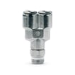 Push in fitting-swivel Y connector-8mm  tube-1/4 thread  S6450 8-1/4  SUPER-RAPID FITTING SPRINT