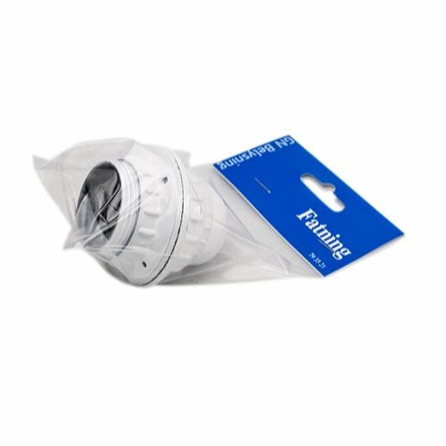 Kronefatning m/omløber E27 hvid