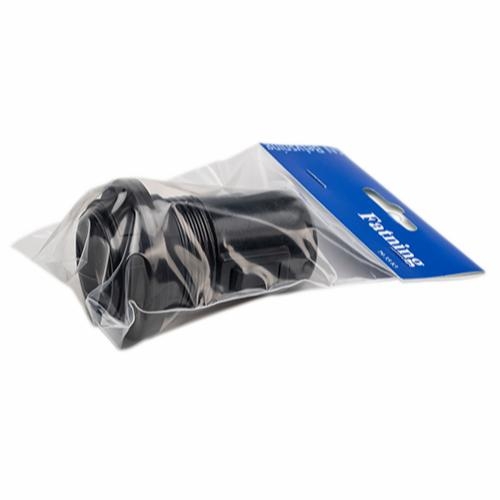 Afbryderfatning E27 inkl. ring sort