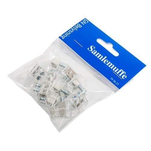 Dobbelt samlemuffe HE 1101 10 stk.