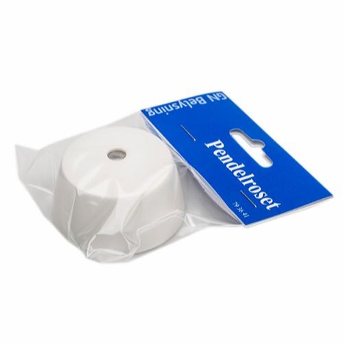 Pendelroset hvid